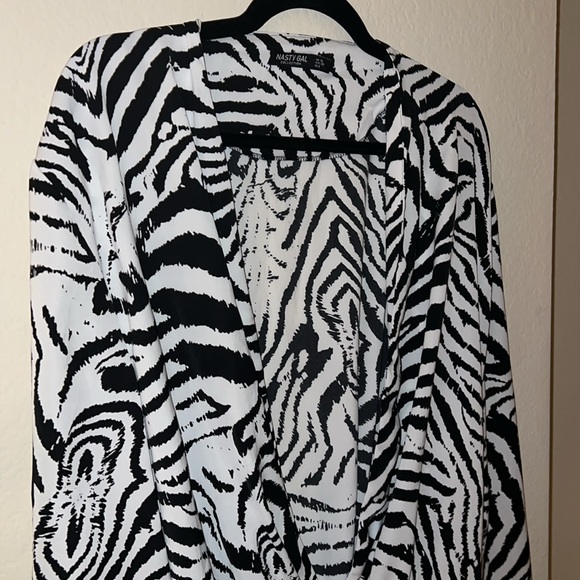 Wild Streak Zebra Bodysuit T14 - Picture 4 of 5
